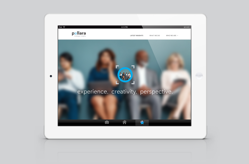 Pollar website homepage